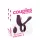 Couples Choice - vibrační erekční kroužek pro páry - dobíjecí, fialový