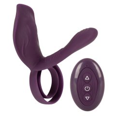   Couples Choice - nabíjecí kroužek na penis na dálkové ovládání (fialový)