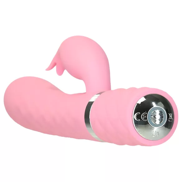 Pillow Talk Lively - vibrační stimulátor s akumulátorem a raménkem (růžový)