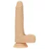 Naked Addiction - Thrusting vibrátor s pohybem - silikon 19 cm - tělová barva