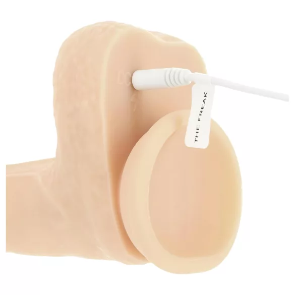 Naked Addiction - Thrusting vibrátor s pohybem - silikon 19 cm - tělová barva