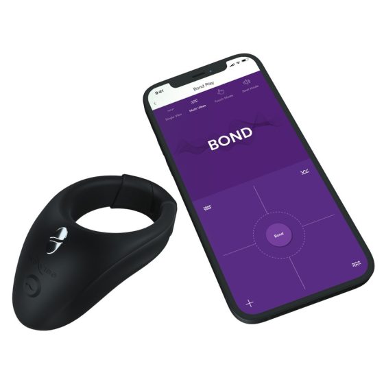 We-Vibe Bond - inteligentní, nabíjecí vibrační kroužek na penis (černý)