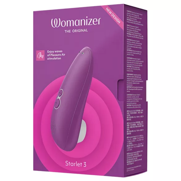Womanizer Starlet 3 - stimulátor klitorisu na vlny vzduchu - fialový