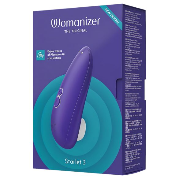Womanizer Starlet 3 - stimulátor klitorisu s tlakem vzduchu (modrý)