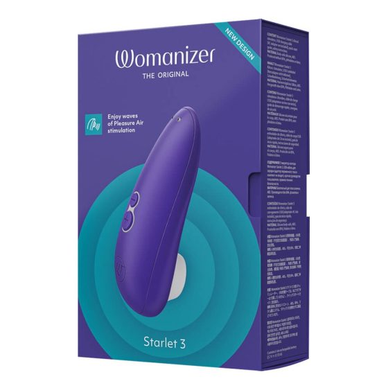 Womanizer Starlet 3 - dobíjecí, vodotěsný stimulátor klitorisu (modrý)
