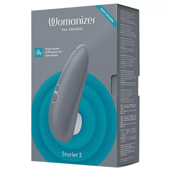 Womanizer Starlet 3 - stimulátor klitorisu s vlnami - šedý