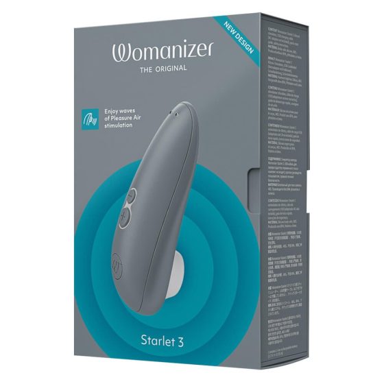 Womanizer Starlet 3 - dobíjecí, vodotěsný stimulátor klitorisu (šedý)