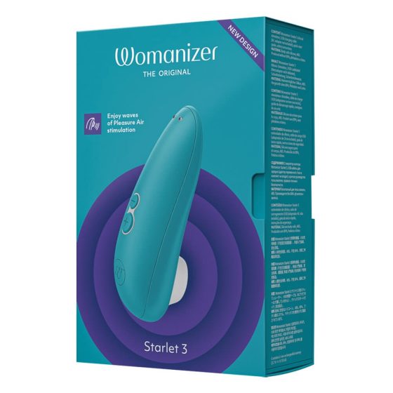 Womanizer Starlet 3 - dobíjecí, vodotěsný stimulátor klitorisu (tyrkysový)