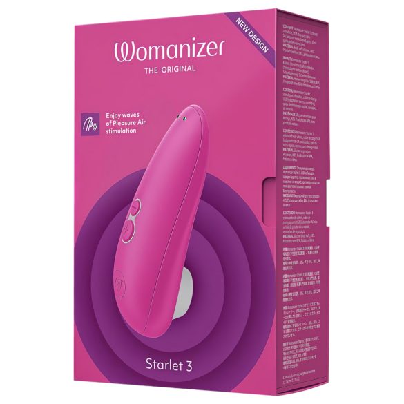 Womanizer Starlet 3 - vzdušný stimulátor klitorisu (růžový)