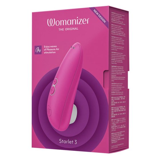 Womanizer Starlet 3 - dobíjecí, vodotěsný stimulátor klitorisu (růžový)