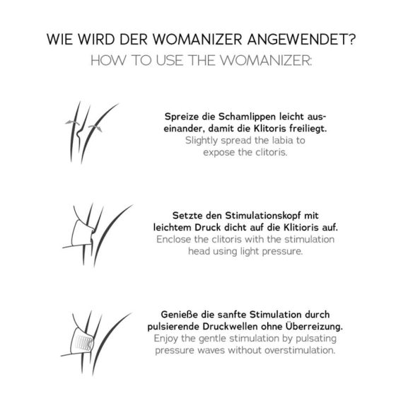 Womanizer Classic 2 - dobíjecí, vodotěsný stimulátor klitorisu (černý)