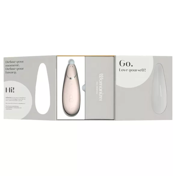 Womanizer Premium 2 - stimulátor klitorisu s tlakovými vlnami - bílý