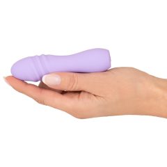   Cuties Mini 3 - dobíjecí, vodotěsný, spirálový vibrátor (fialový)