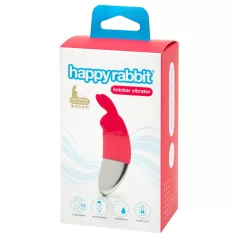   Happyrabbit - vibrátor na klitoris s akumulátorem - červený