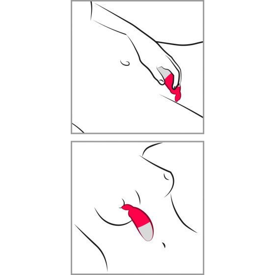 Happyrabbit Knicker - bezdrátový vibrátor na klitoris (červený)