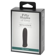   Fifty Shades of Grey - mini vibrátor - vodotěsný - černý