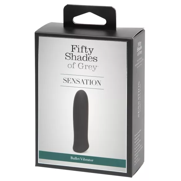 Fifty Shades of Grey - mini vibrátor - vodotěsný - černý