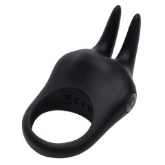   Padesát odstínů šedi - Vibrační kroužek na penis Sensation Bunny (černý)