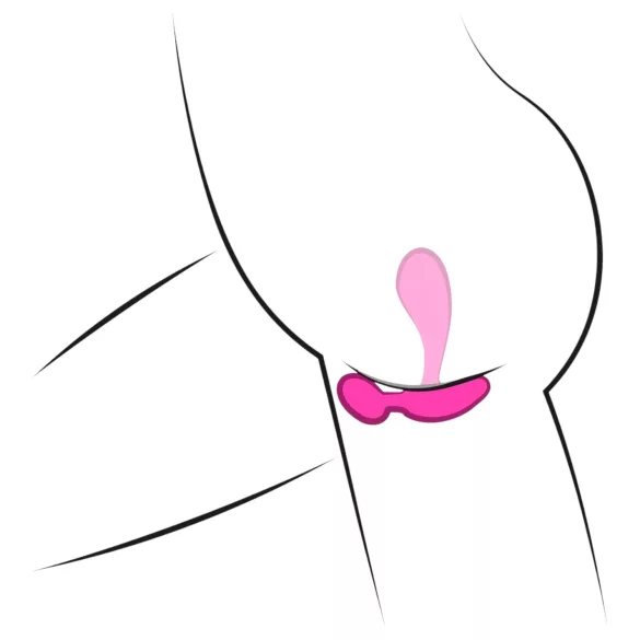 SMILE RC - vibrátor na G-bod - dálkové ovládání - dobíjecí - růžový