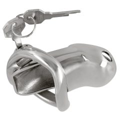 Fetish - kovová klec na penis (stříbrná)