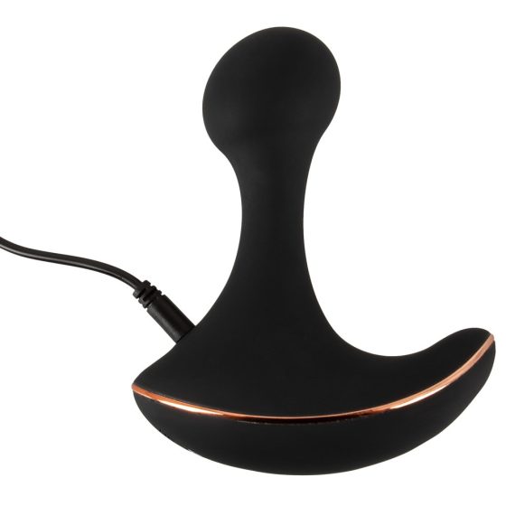 ANOS - dobíjecí, rádiem řízený, vodotěsný anální vibrátor (černý)
