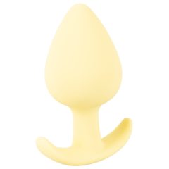   Cuties Mini Butt Plug - silikonové anální dildo - žluté (3,1cm)