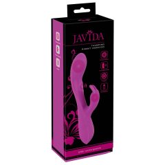   Javida Thumping Rabbit - vibrátor na baterie, 3 motory, králíček na klitoris (fialový)