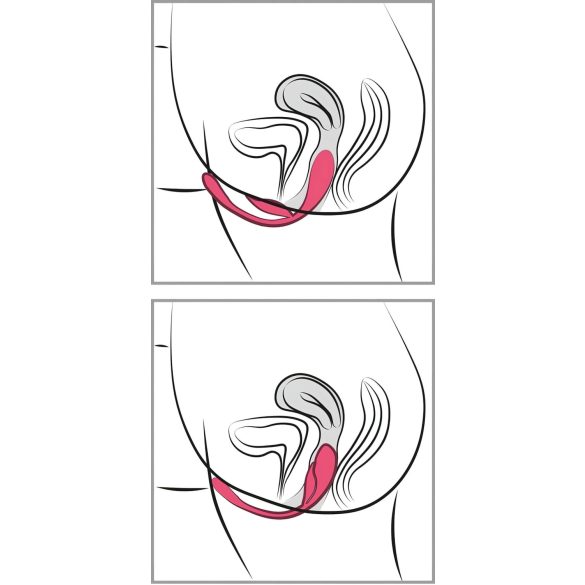 SMILE - vibrační vajíčko na dálkové ovládání - akumulátor - růžové