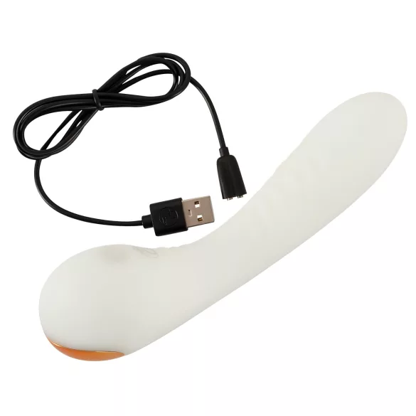 You2Toys - vibrátor na bod G - svítící ve tmě - bílý