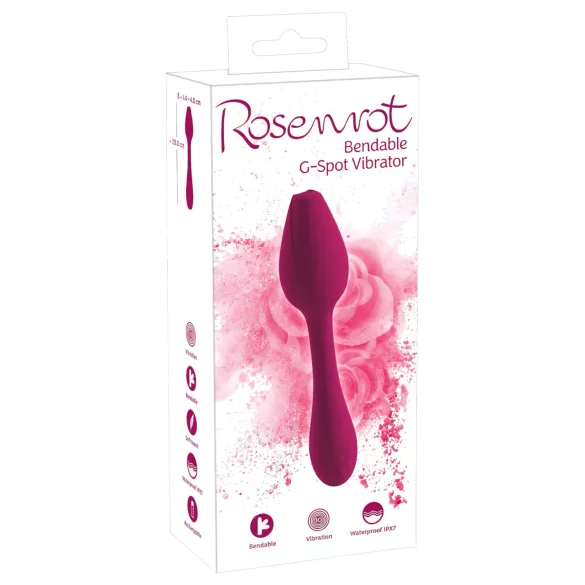 You2Toys Rosenrot - vibrátor na G-bod - ohebný - červený
