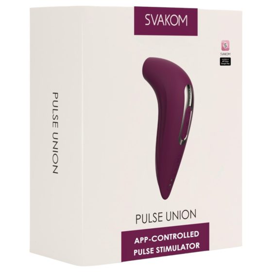 Svakom Pulse Union - chytrý vzduchový stimulátor klitorisu (fialový)