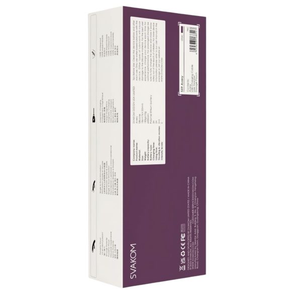 Svakom Avery - vibrátor s ramenem na klitoris - pulzační - fialový - dobíjecí