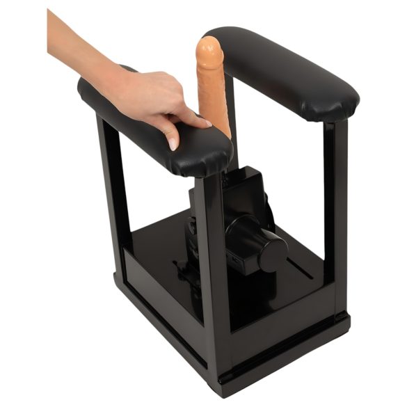 The Banger Sit-On-Climaxer - elektrický černý sexuální stroj