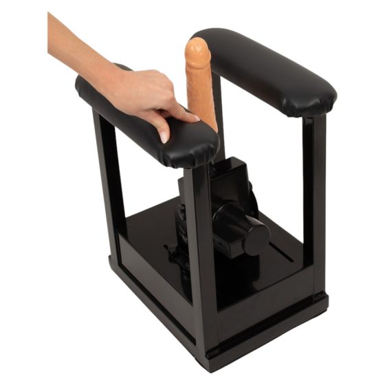 The Banger Sit-On-Climaxer - výkonný stroj na sex (černý)