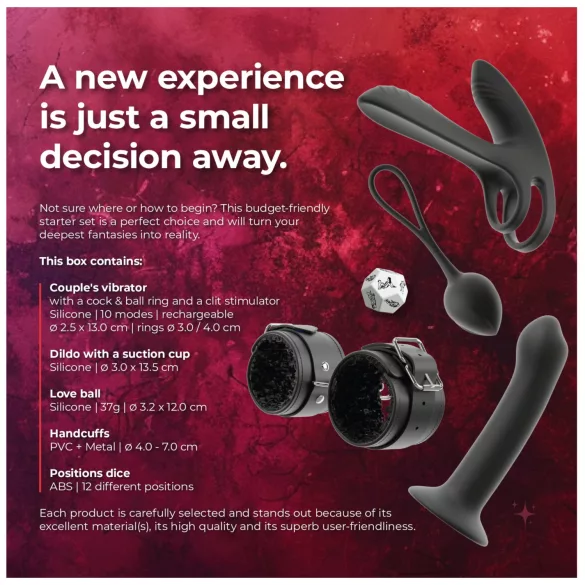 Magic Shiver Together - sada pro páry - erotická sada - 5 dílů