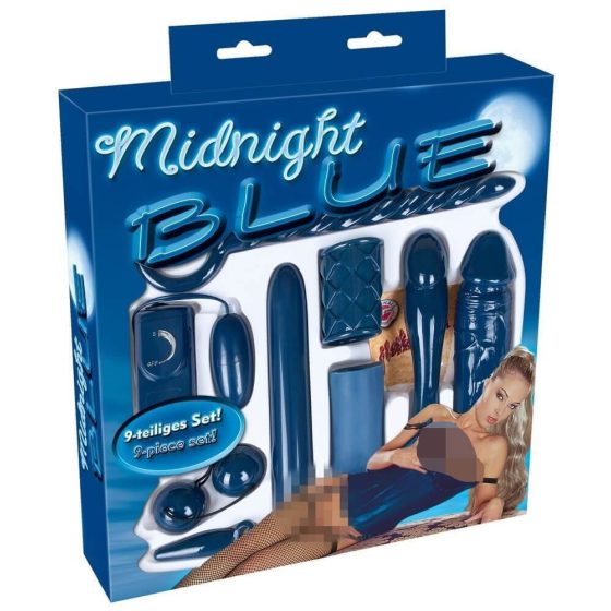 You2Toys Midnight Blue - erotická súprava pomôcok (9 dielna)