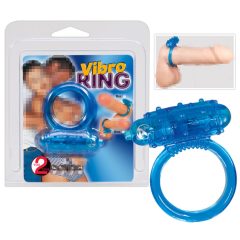   You2Toys Vibro ring - silikonový vibrační kroužek na penis - modrý
