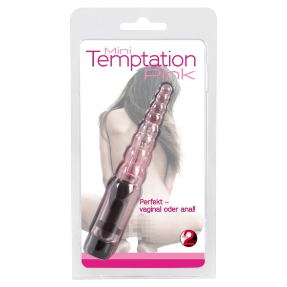 You2Toys Mini Temptation Pink - gelový mini vibrátor růžový (13,5 cm)