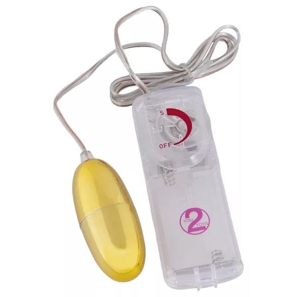 You2Toys - vibrační vajíčko - zlatá barva