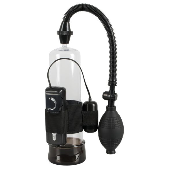 Pánská pumpa na penis s vibrací