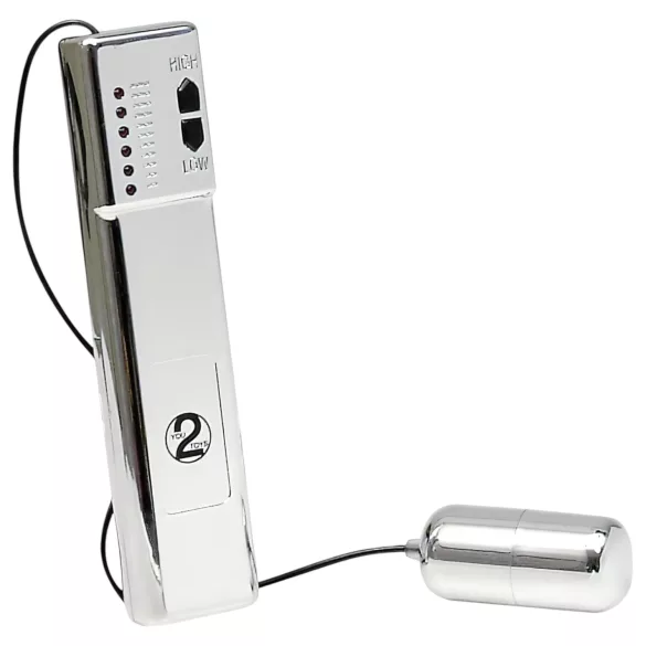 You2Toys Climax - vibrační vajíčko - stříbrné