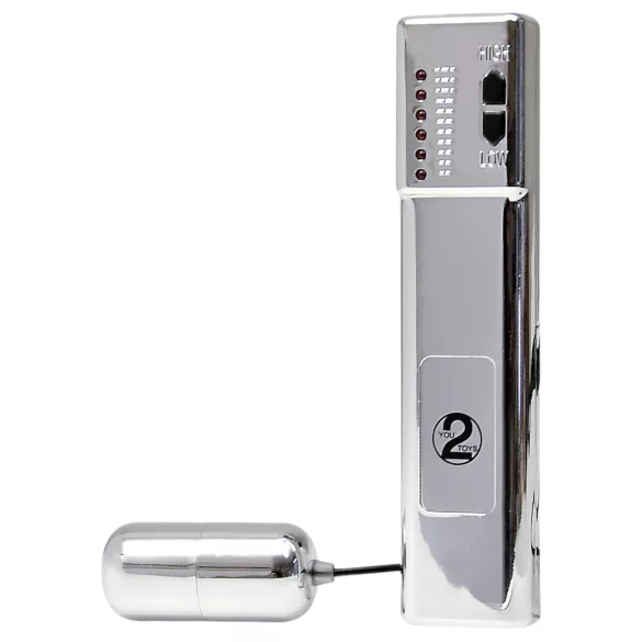 You2Toys Climax - vibrační vajíčko - stříbrné