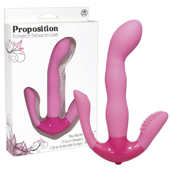 NMC Proposition - vibrátor s rameny na klitoris a anus