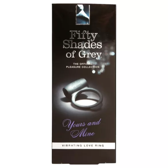 Fifty Shades of Grey - vibrační erekční kroužek - černý