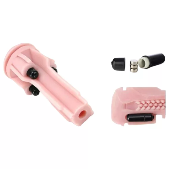 Fleshlight - masturbátor Vibro vagina - růžová