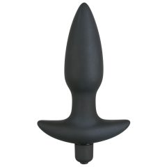   Black Velvet Plug Vibe - vibrační anální kolík - střední velikosti