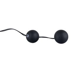   Velvet vibrating balls - vibrační venušiny kuličky (černé)
