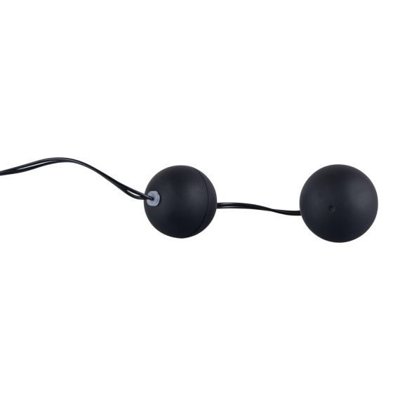 You2Toys - Velvet vibrating balls - vibrační venušiny kuličky (černé)