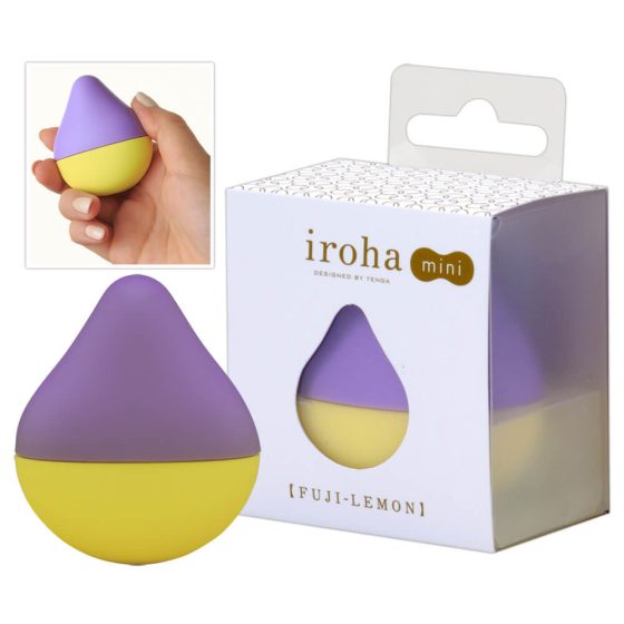 TENGA Iroha mini - mini vibrátor na klitoris (fialovo-žlutý)