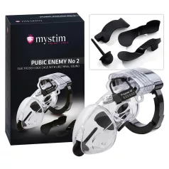 mystim Pubic Enemy No 2 - elektro penisová klec